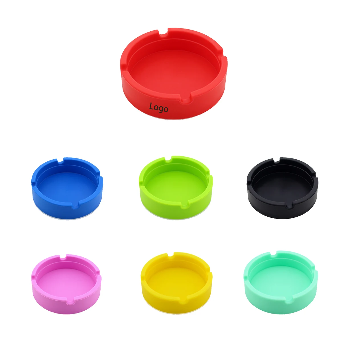 Multicolor Silicone Ashtray 1