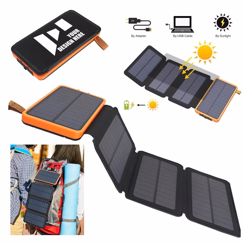 20000mAh 4-Panels Solar Power Bank