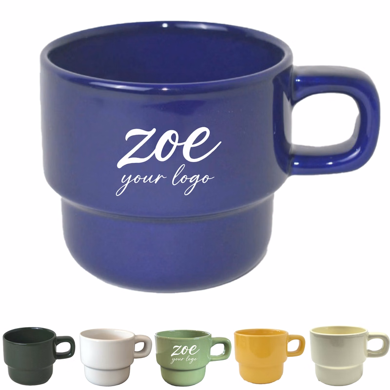 13 Oz Stackable Stoneware Cup