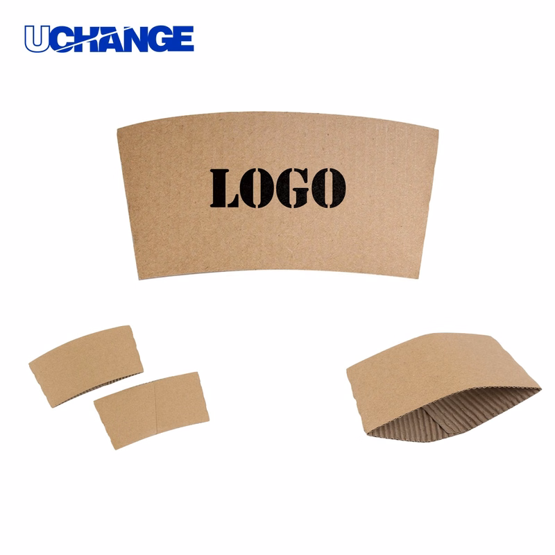 Kraft Coffee Cup Sleeves for Insulation