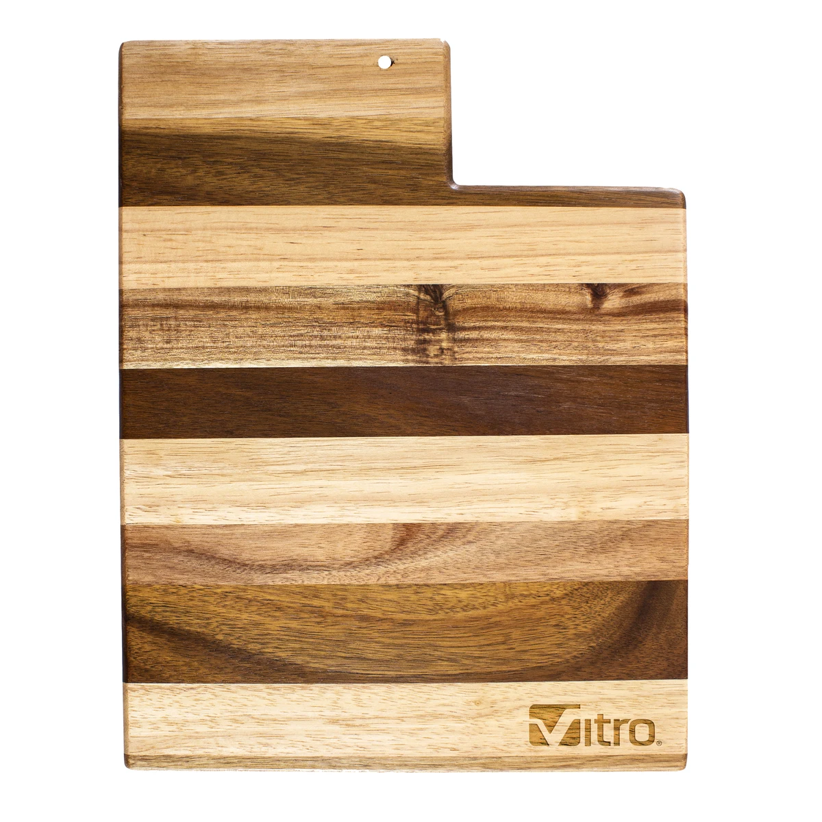 Rock & Branch® Shiplap Series Utah State Shaped Wood Serving and Cutting Board 1