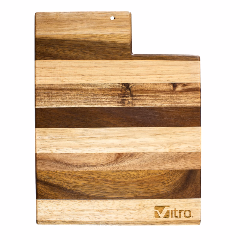 Rock & Branch® Shiplap Series Utah State Shaped Wood Serving and Cutting Board