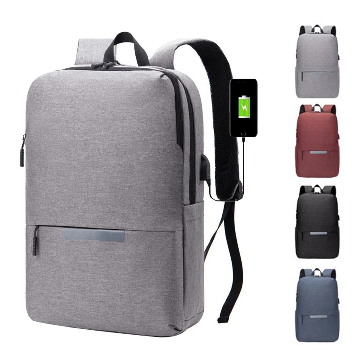 Waterproof Polyester Laptop Schoolbag 1