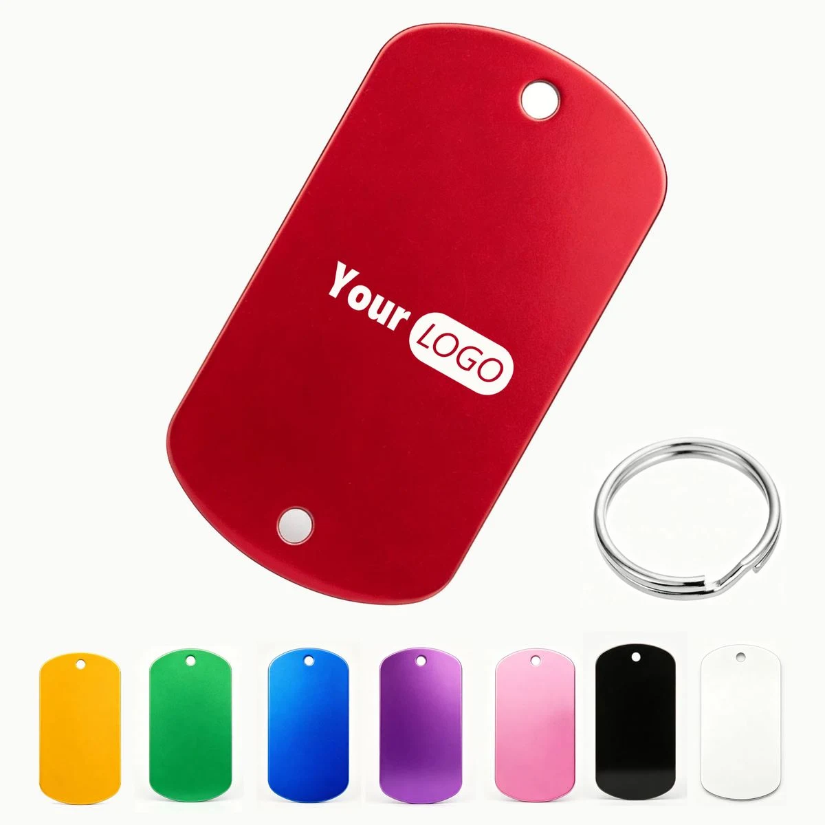 Blank Aluminum Tag For Keychain Custom Engraving 1