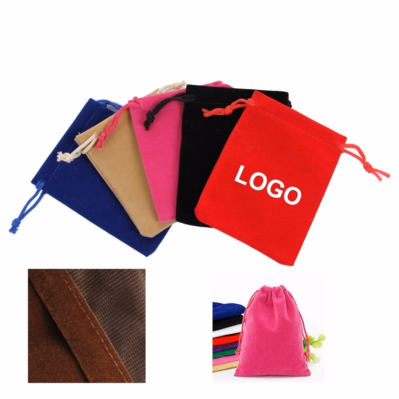 Mini Jewelry Velvet Drawstring Cinch Bag Pouch