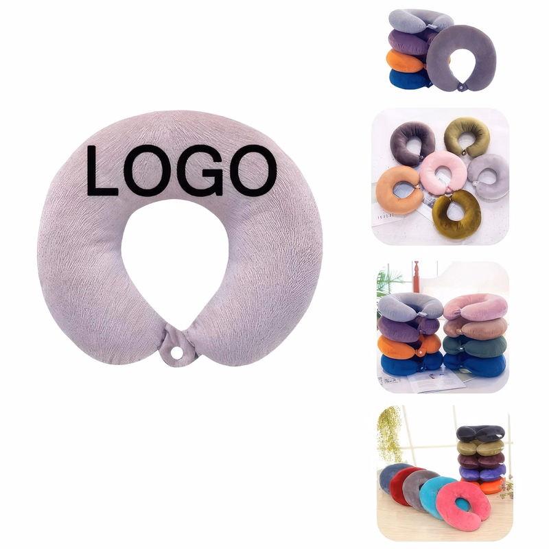 Travel U-Shape Airplane Sleeping Neck Support Pillow