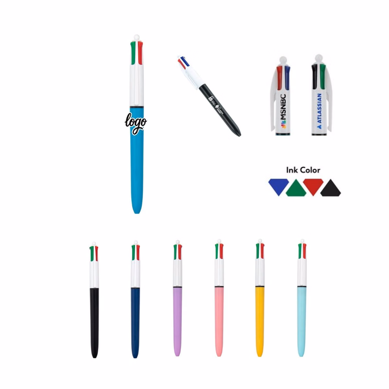 4-Color Click-Action Ballpoint Pen