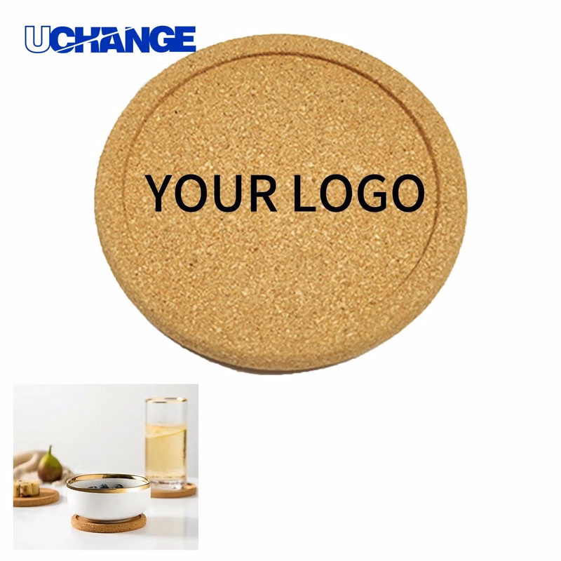 Cork Coaster 3.9 Inch Thick for Daily Dining Use