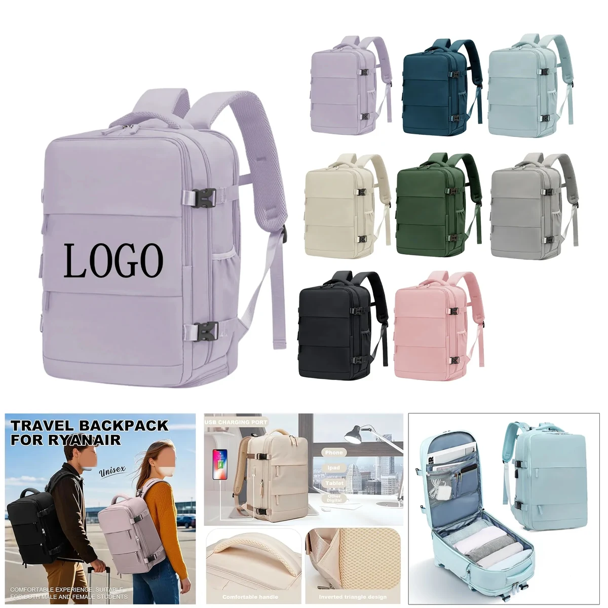 Waterproof Large Capacity Backpack 1