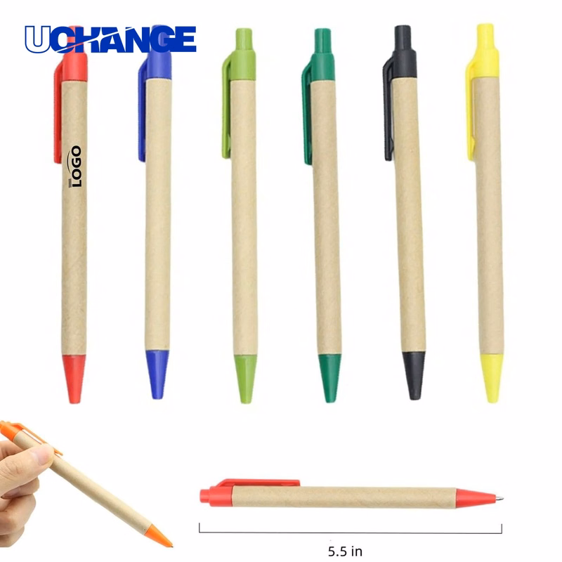 Eco Friendly Recycled Ballpoint Pen for Green Marketing