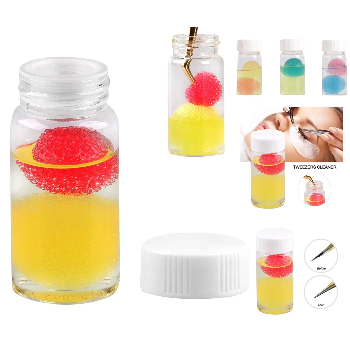 Eyelash Extension Tweezers Cleaner 1