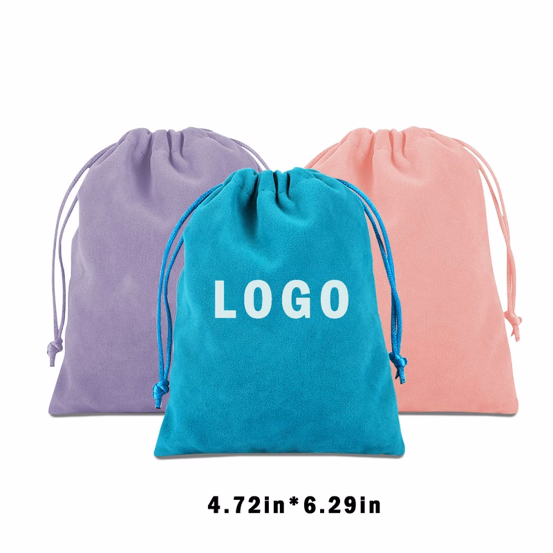 Velvet Jewelry Bags With Drawstring, Gift Bags