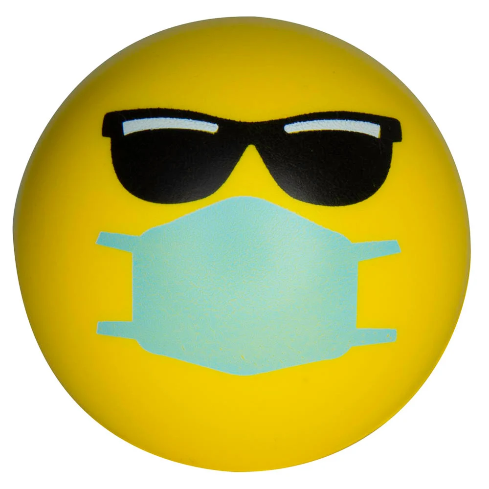 Cool PPE Emoji Stress Ball 1