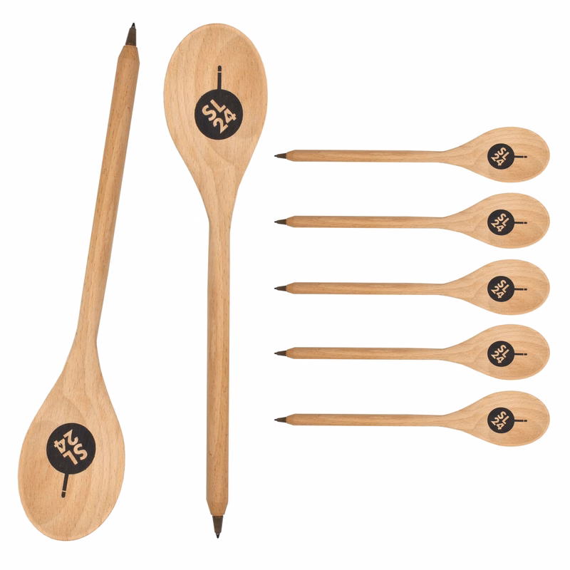 Wooden Spoon Shape Ballpoint Pen