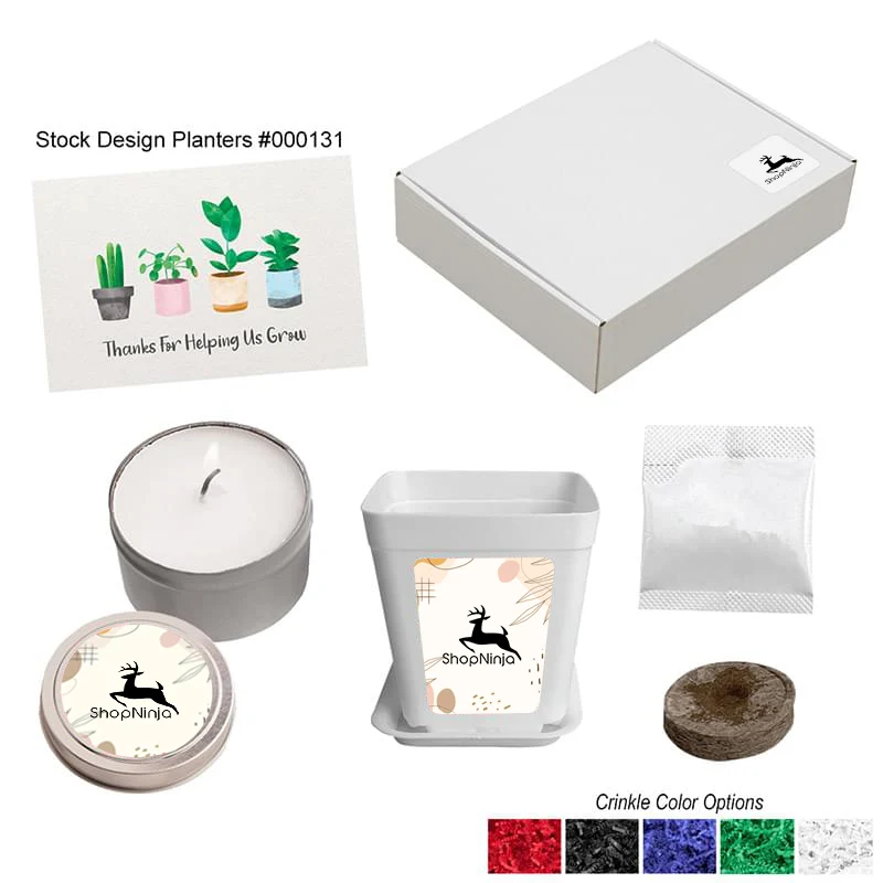 DIY Planter And Candle Gift Set 1