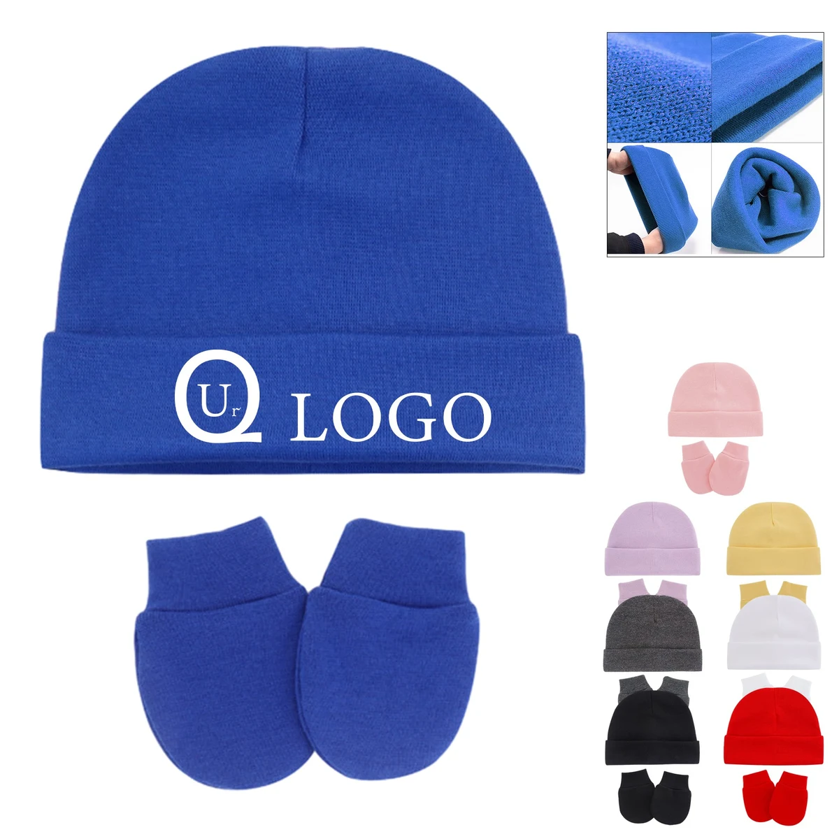 Children'S Cap Hat And Gloves 1
