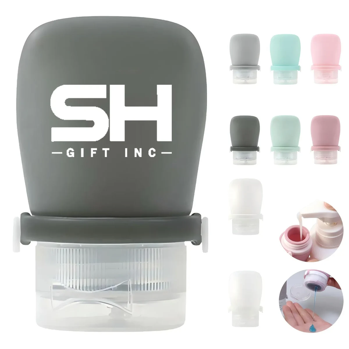 Silicone Travel Bottles For Toiletries 1