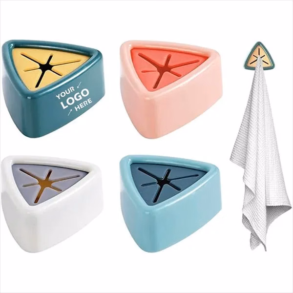 Kitchen Towel Hooks No-punch Push