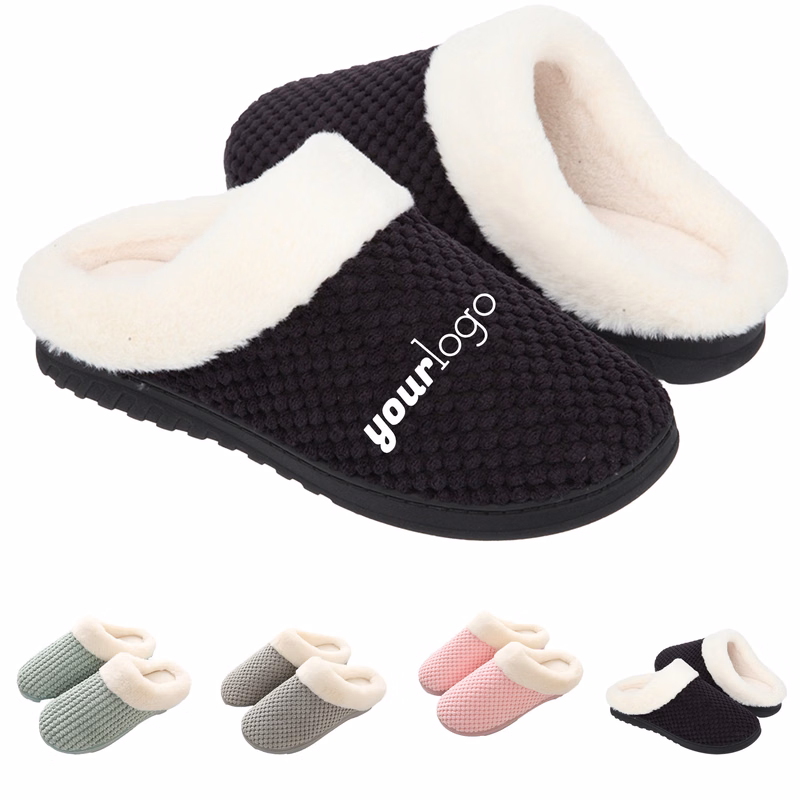Luxury Fleece Indoor Slip-On Slippers for Winter