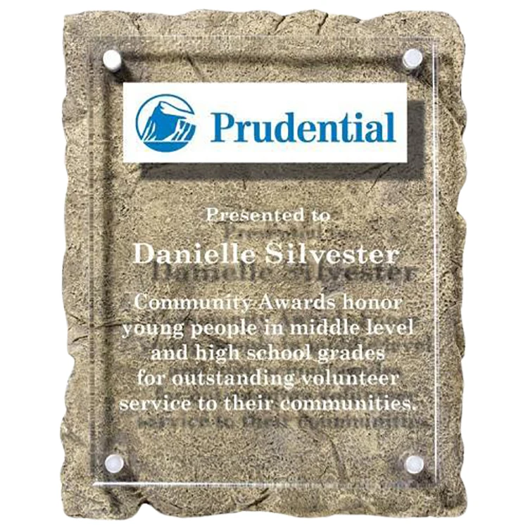 Rock Resin Plaque 1