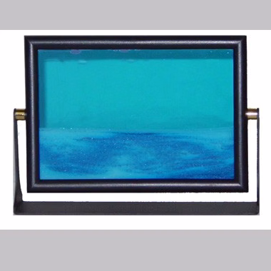 Waving Sand Picture mounted on Metal Base