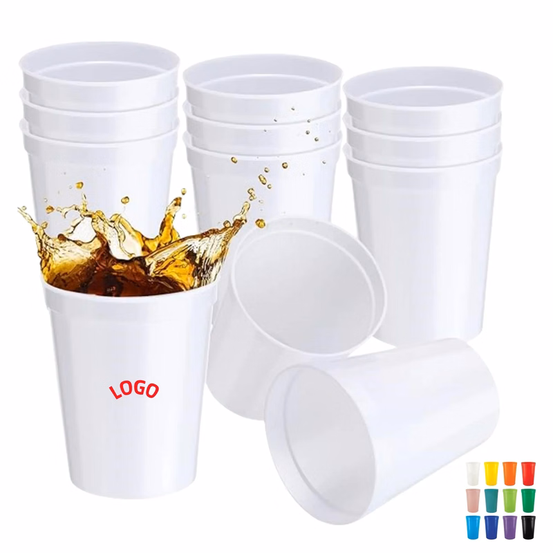 16oz Reusable Stadium Plastic Cup Party Tumbler