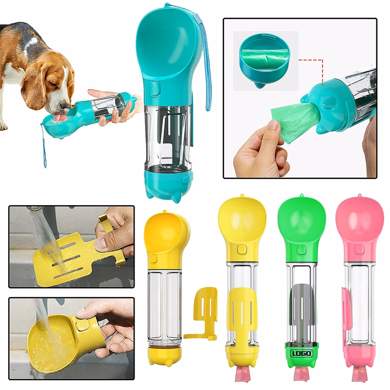 3-in-1 Portable Detachable Leak Proof Pet Water Drinking Cup
