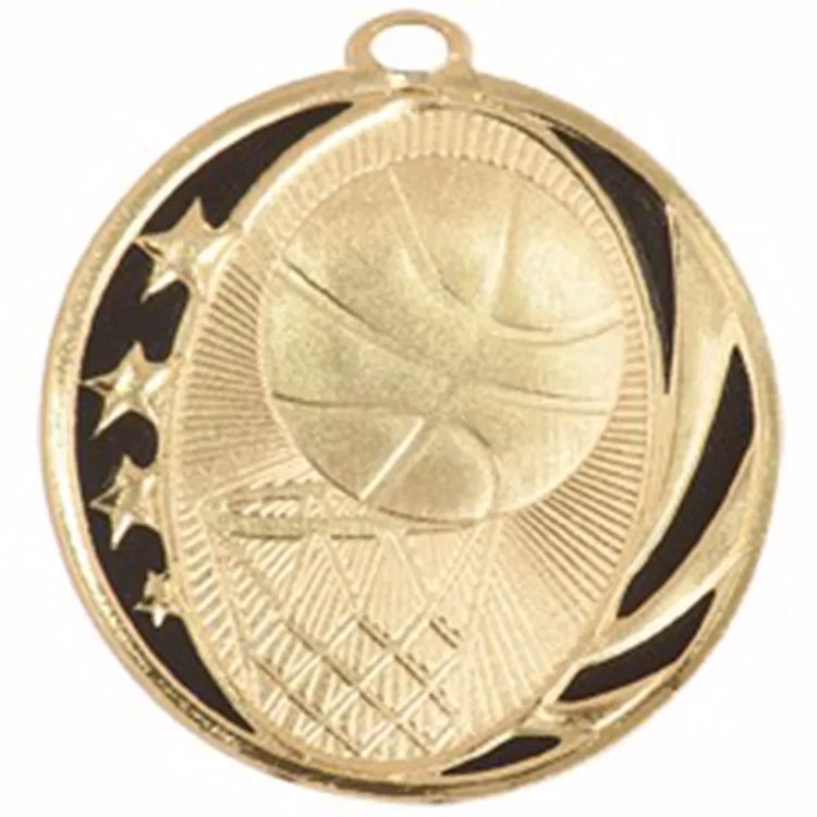 2" MidNite Star Medal-Basketball