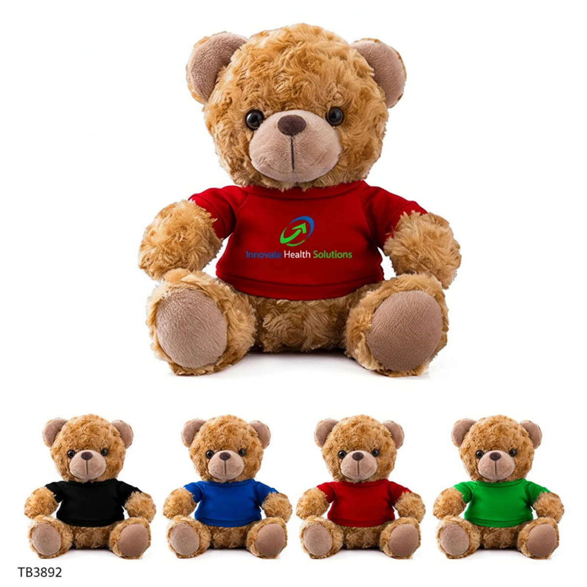 Customizable Plush Teddy Bear with Tee 1