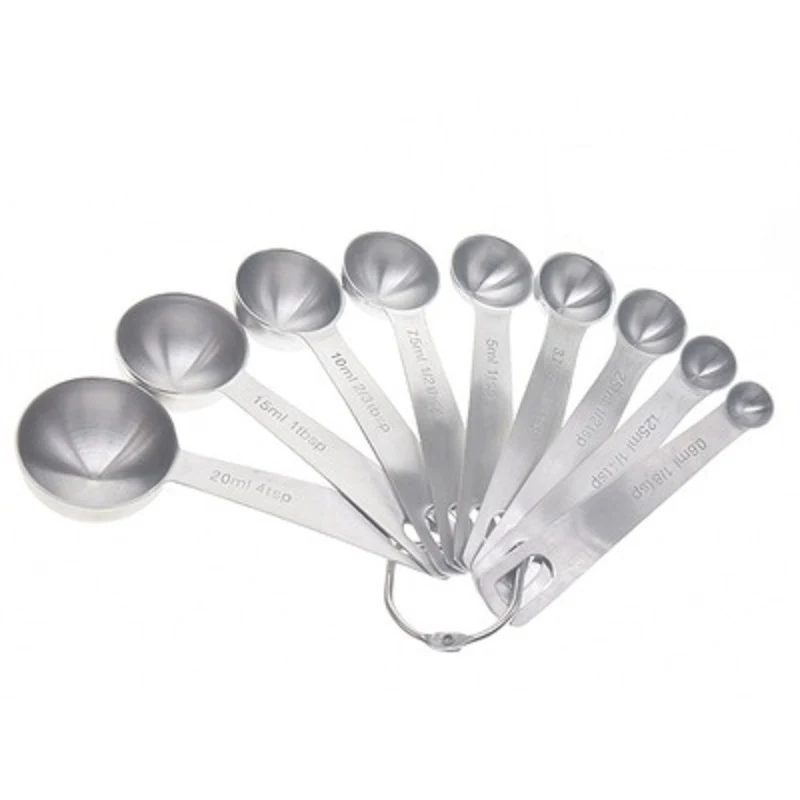 9pcs Round-head Measuring Spoons Set 1
