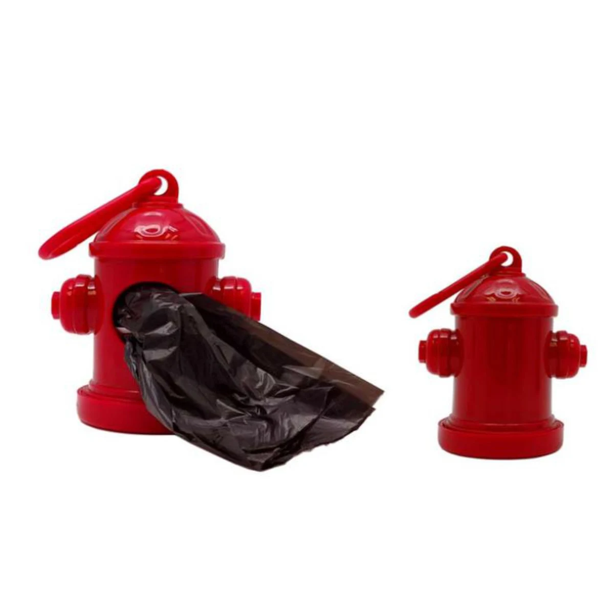 Red Fire Hydrant Bag Dispenser 1