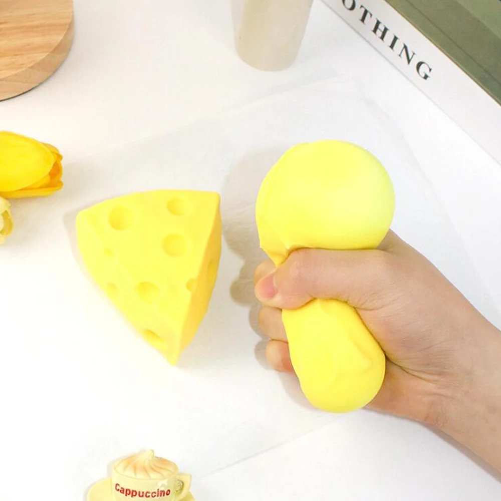 Squishy Fidget Toys In Cheese Shaped 1