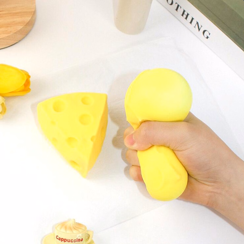 Squishy Fidget Toys In Cheese Shaped