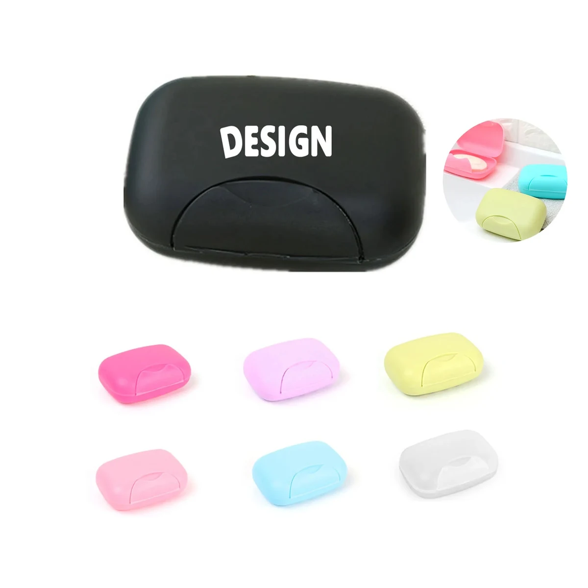 Portable Soap Holder with Lid 1