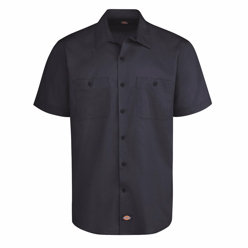 Men's Tall Industrial Worktech Ventilated Short Sleeve Work Shirt - LS51T