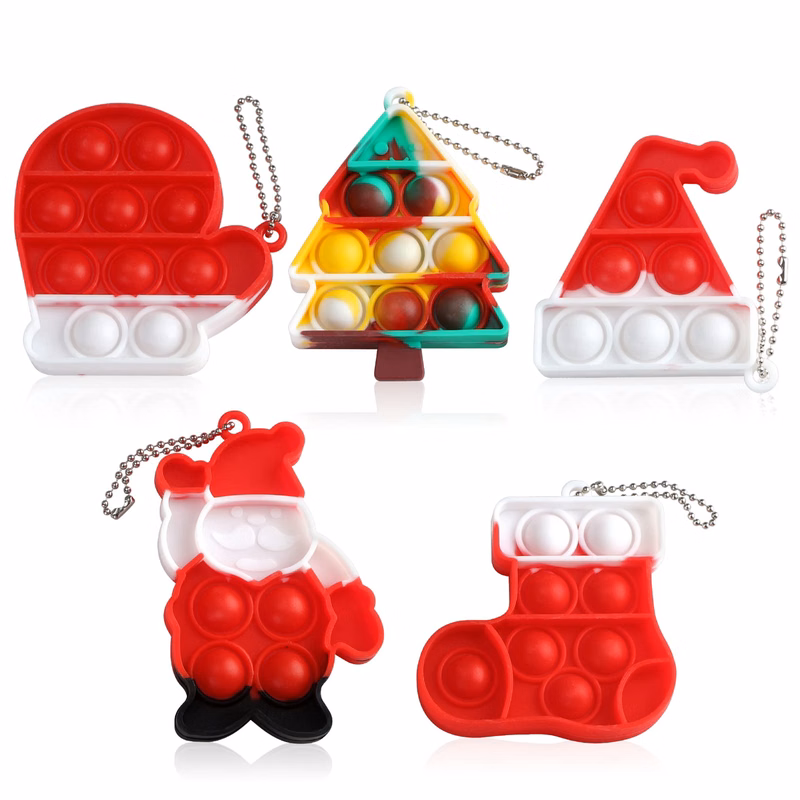 Mini Christmas Pop Keychain