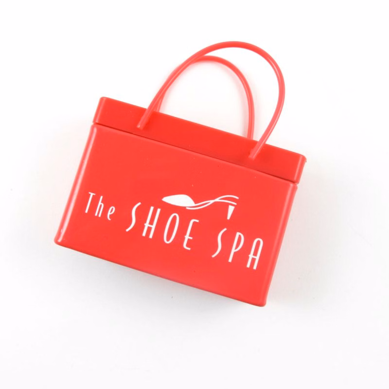 Dark Pink Shopping Bag Tin