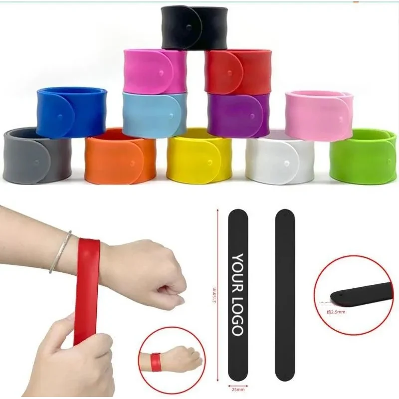 Silicone Slap Bracelet/Wristband/Band 1