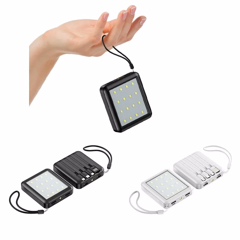 Portable Charger 10000 mAh 4 in 1 Charging Power Bank