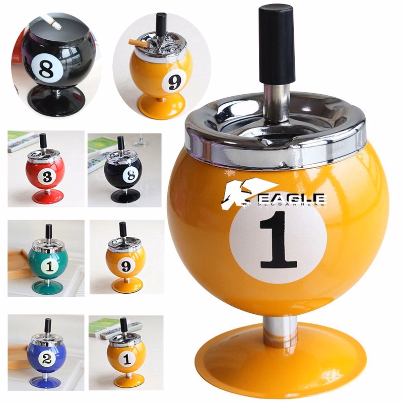NO. 8 Ball Ashtray for Billiard Club Sport