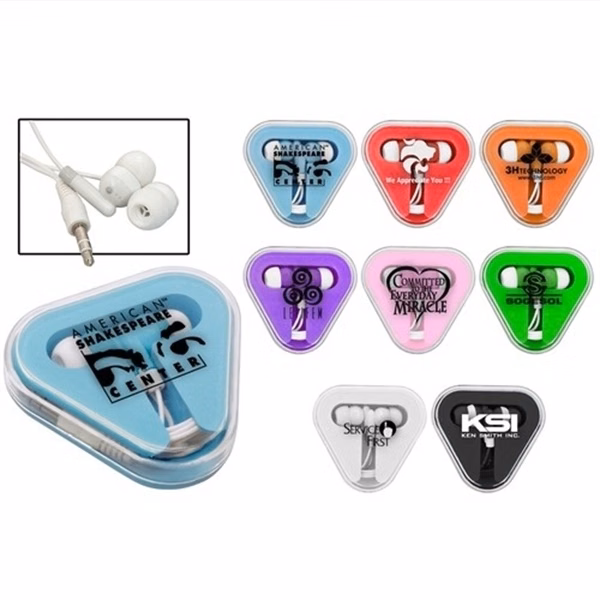 Ear Buds in Imprinted Case