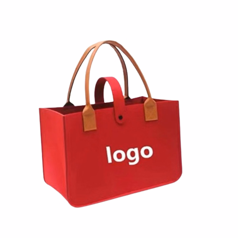 Shopping Simple Felt Tote Bag