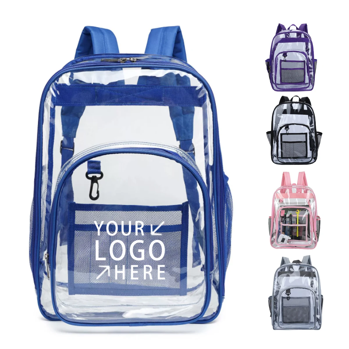 Transparent PVC Clear Backpack 1