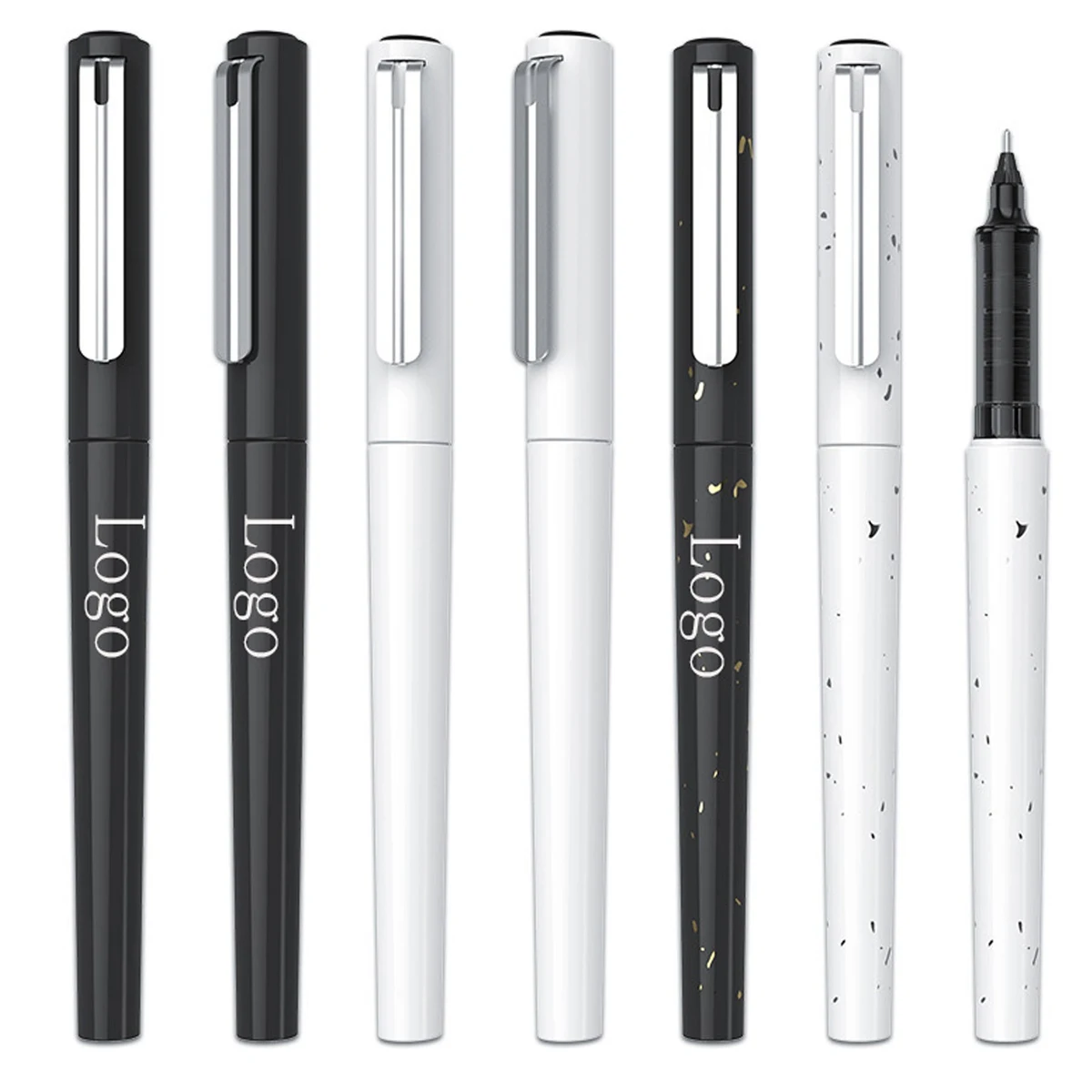 Plastic Straight Liquid Ink Pen for Business Office Use 1