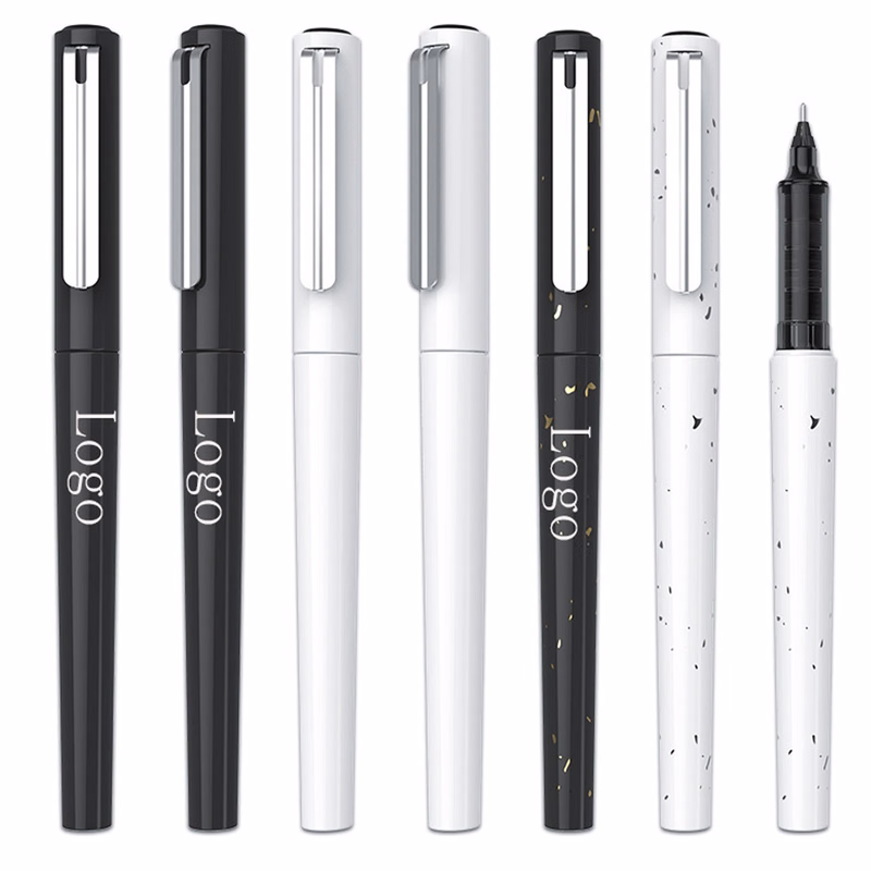 Plastic Straight Pen for Business Office Use