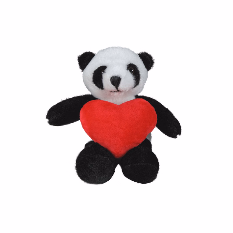 soft plush Panda with heart