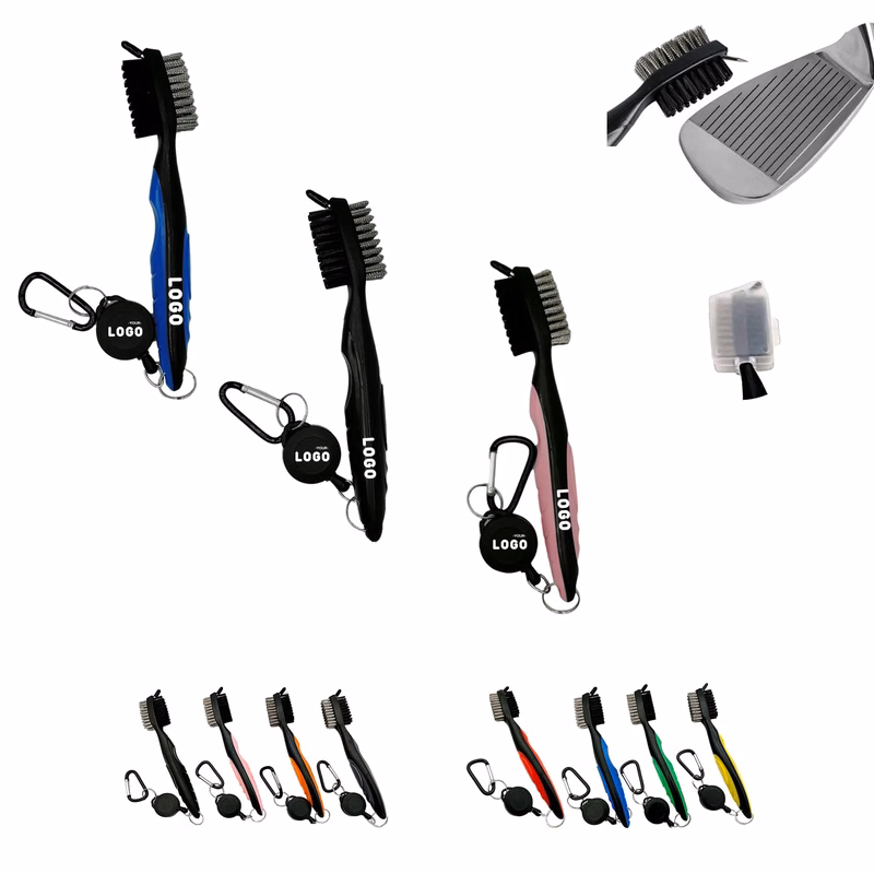 MOQ 100 pcs Golf Club Double Face Brush