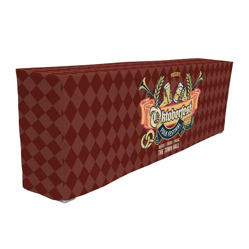 38.5"H x 115"W Pop-Up Table & Fitted Dye Sub Throw Kit