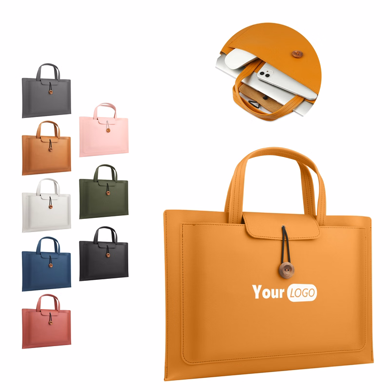14 Inch PU Laptop Bag