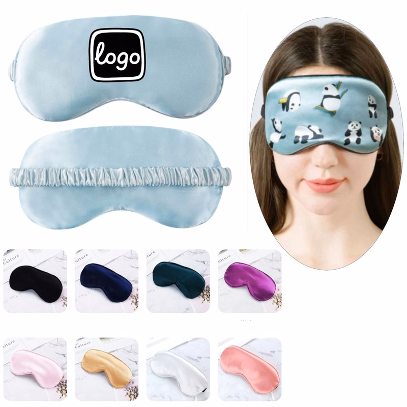 Double sided Simulated Silk Blackout Sleep Eye Mask